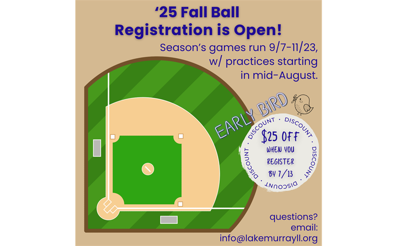 Fall Ball Registration is Open!