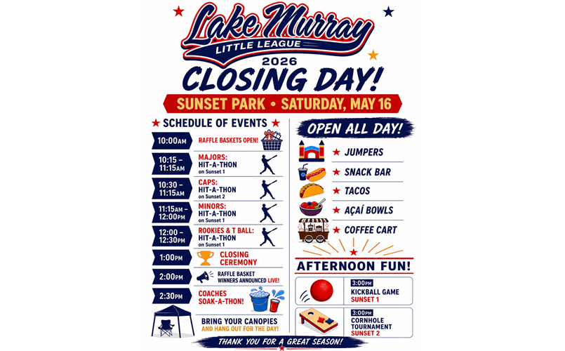 Closing Day Ceremony Schedule