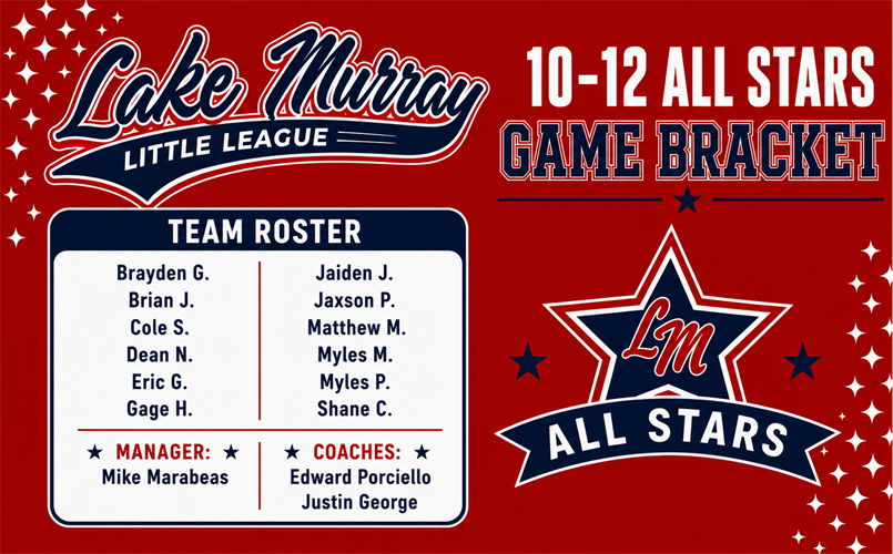 10-12 Little League All Star Bracket 